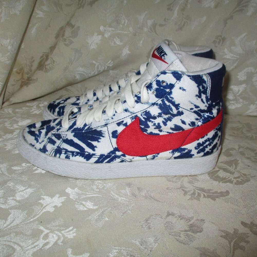 Nike Blazer Mid 77 Vintage Blue Tie-Dye 2020 - Picture 2 of 8